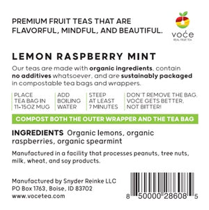 Lemon Raspberry Mint